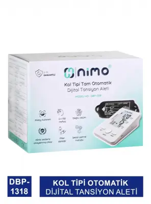 Nimo Kol Tipi Otomatik Dijital Tansiyon Aleti - DBP-1318 - - Nimo