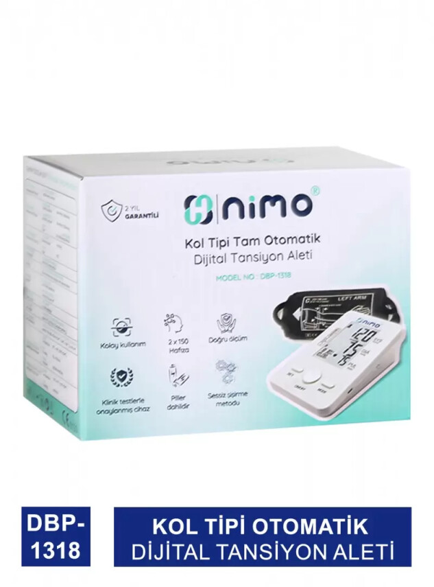 Nimo Kol Tipi Otomatik Dijital Tansiyon Aleti - DBP-1318 - - Nimo
