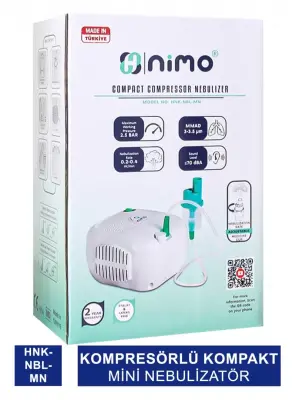 Nimo Kompresörlü Kompakt Mini Nebulizatör - HNK-NBL-MN - - 2