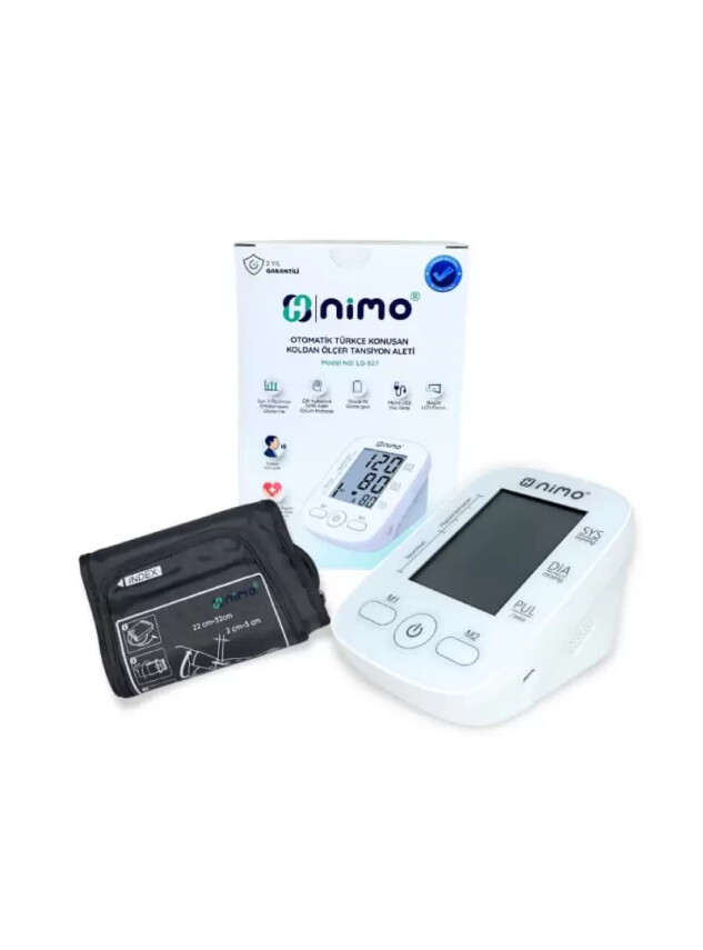 Nimo Otomatik Türkçe Konuşan Koldan Ölçer Tansiyon Aleti ( LD-527 ) - Nimo