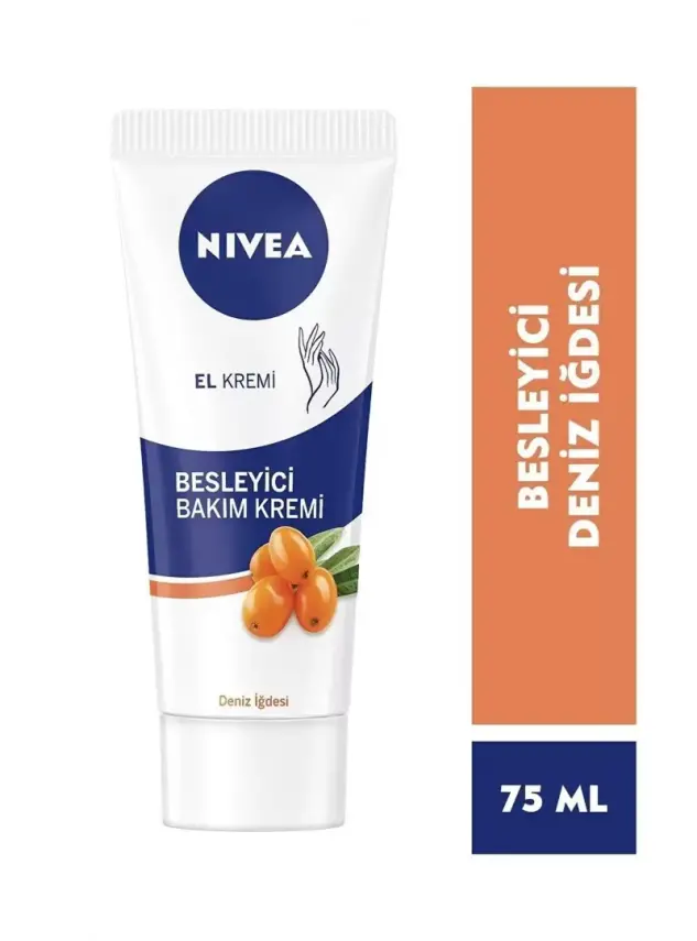 Nivea Besleyici Bakım El Kremi Deniz İğdesi 75 ml - 1