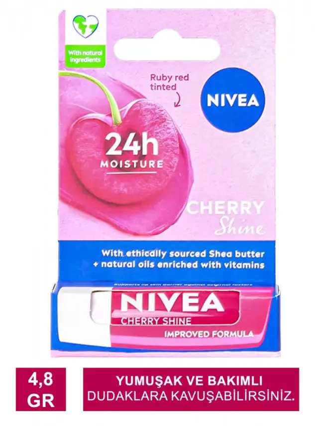 Nivea Cherry Kiraz Lip Stick 4,8gr - 1