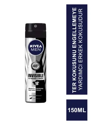 Nivea Deo Black & White For Men Deodorant 150 ml Erkek - Nivea