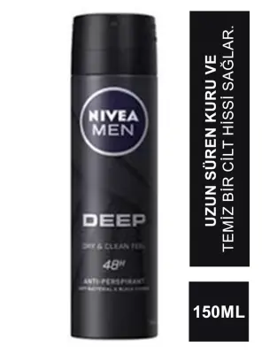 Nivea Deo Men Deep Dimension Deodorant 150ml - Nivea