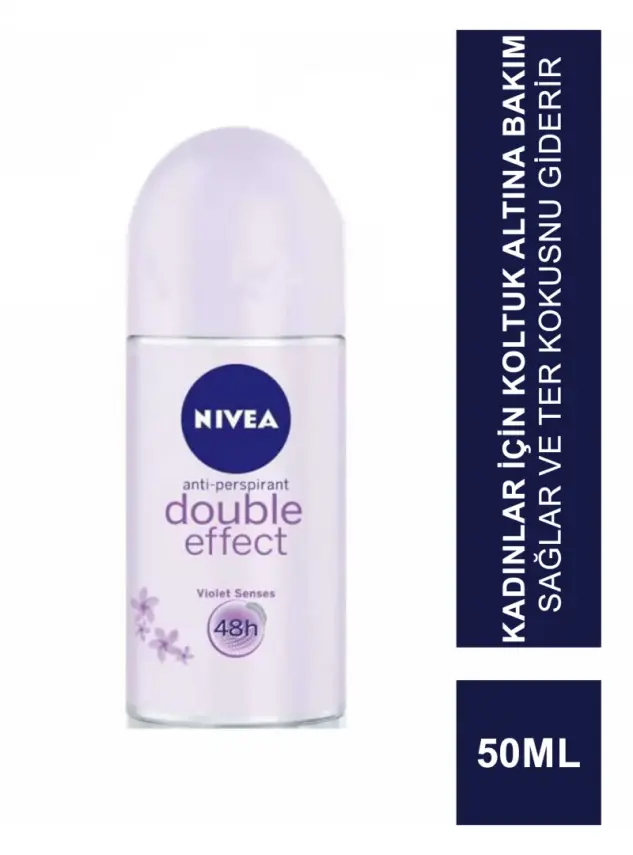 Nivea Deo Roll-On Double Effect 50 ml Kadın - 1