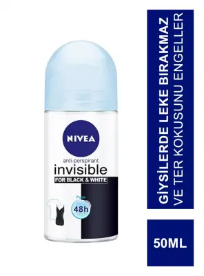 Nivea Deo Roll On Invisible For Black & White 50 ml - 2