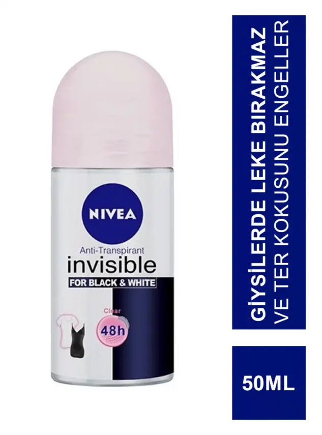 Nivea Deo Roll On Invisible For Black & White 50 ml - 3