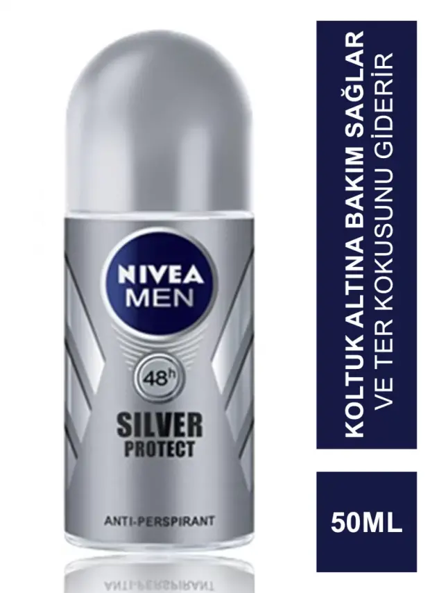 Nivea Deo Roll-On Silver Protect For Men 50 ml Erkek - 1