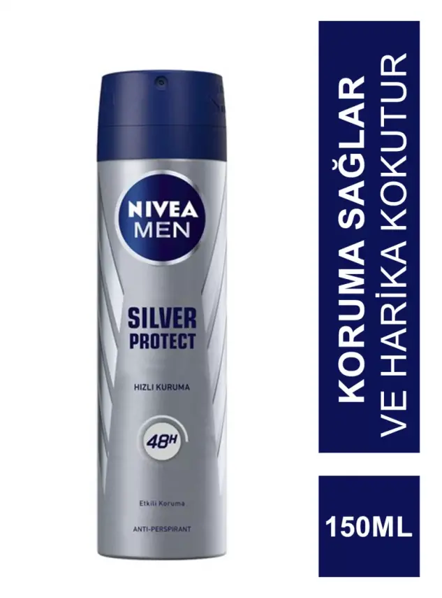 Nivea Deo Silver Protect For Men 150 ml Erkek - 1