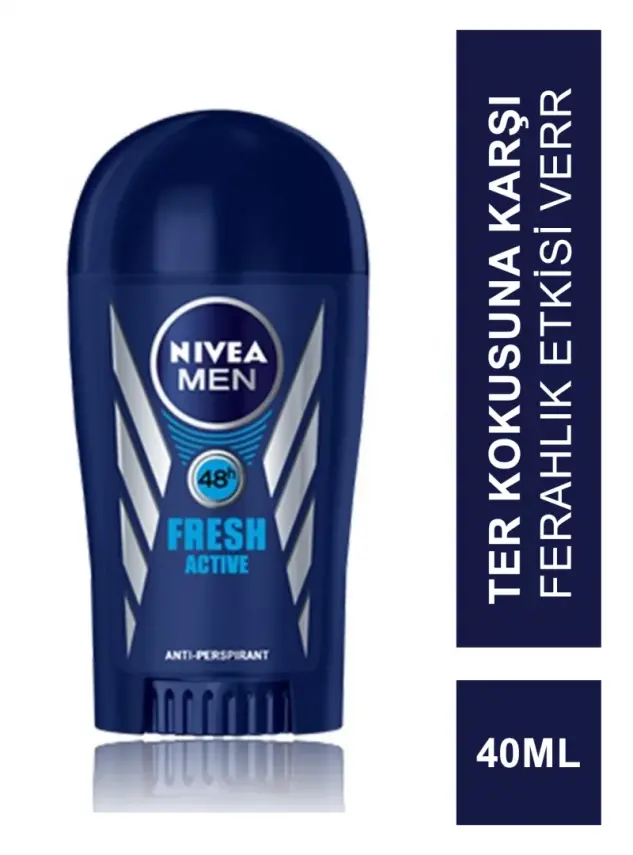 Nivea Deo Stick Fresh Active For Men 40 ml Erkek - 1