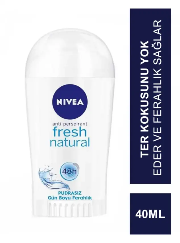 Nivea Deo Stick Fresh Natural 40 ml Bayan - 1