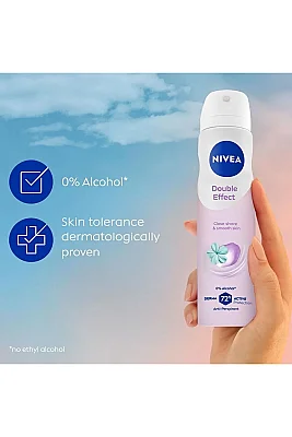 Nivea Deodorant Double Effect Mor Düşler 150 ml - 6