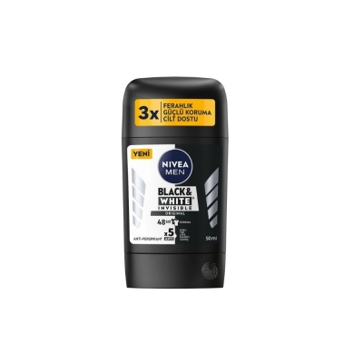Nivea Men Black White Invisible Original Stick Deodorant 50 ml - Nivea