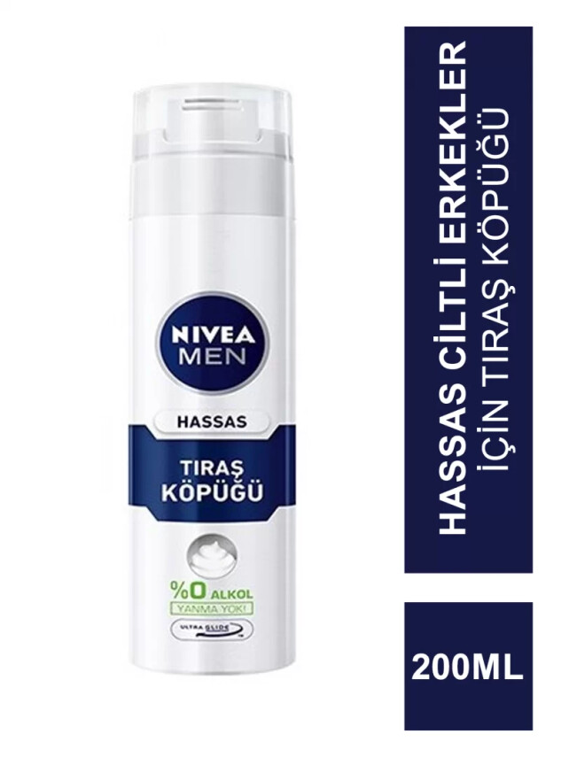 Nivea Men Sensitive Hassas Tıraş Köpüğü 200 ml - Nivea