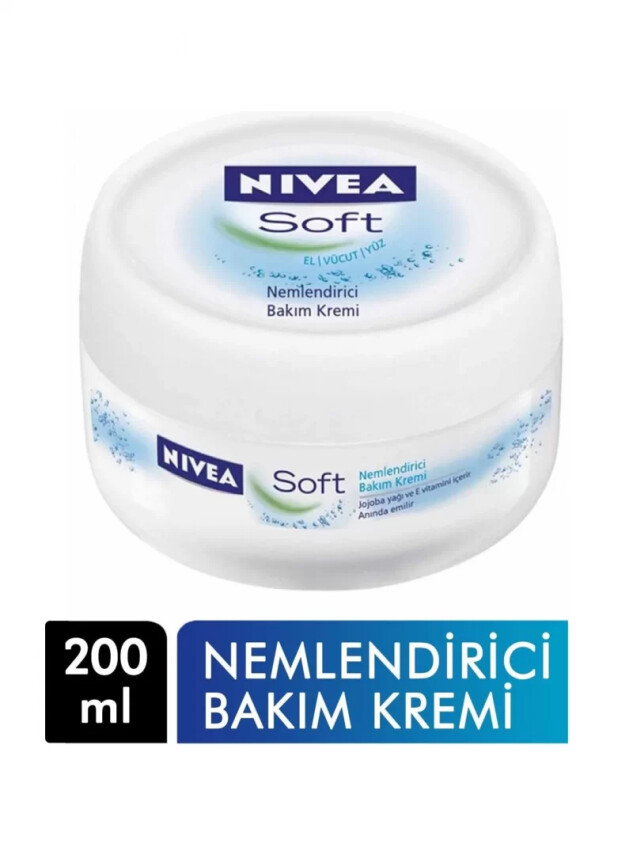 Nivea Soft Nemlendirici Bakım Kremi 200 ml - Nivea