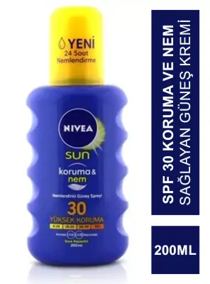 Nivea Sun SPF 30 200 ml Koruma & Nemlendirici Güneş Spreyi - 2