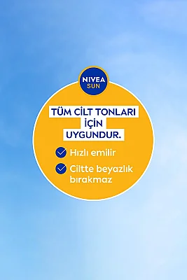 Nivea Sun SPF 50 200 ml Koruma & Nem Nemlendirici Güneş Sütü - 4