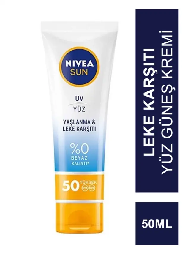 Nivea Sun Yaşlanma & Leke Karşıtı Yüz Kremi SPF50 50ml - 1