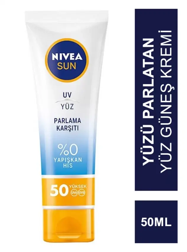 Nivea Sun Yüz Kremi Parlama Karşıtı 50ml - 1