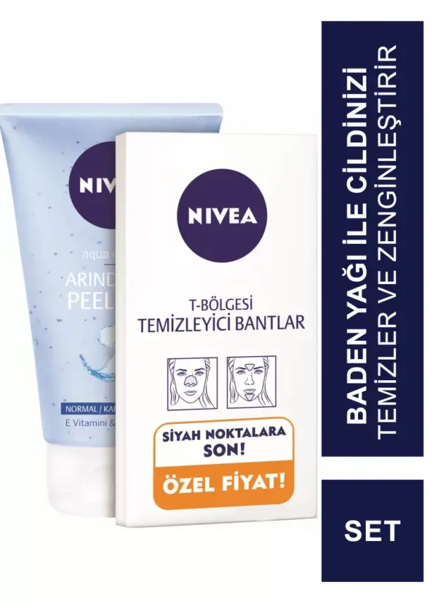 Nivea T- Bölgesi İçin Temizleyici Bant + Arındırıcı Peeling Set - 1