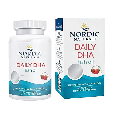 Nordic Naturals Daily DHA Fish Oil 60 Kapsül - Nordic Naturals
