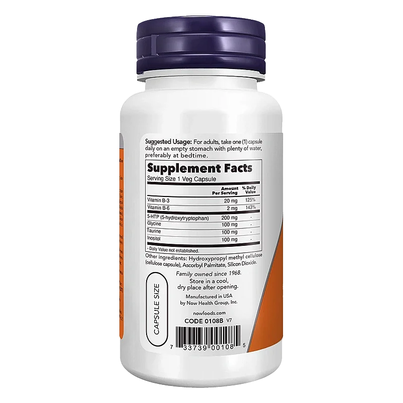 Now 5 HTP 200 mg 60 Kapsül - 3