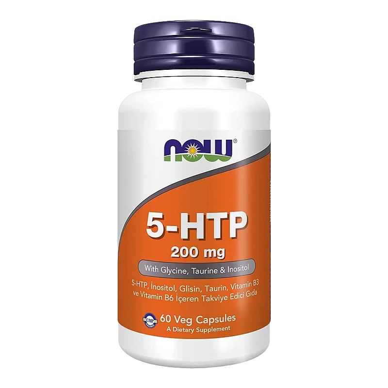 Now 5 HTP 200 mg 60 Kapsül - 1