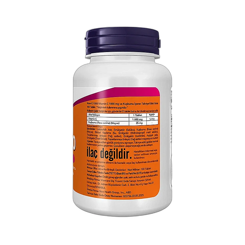 Now C-1000 With Rose Hips 100 Tablet - 2