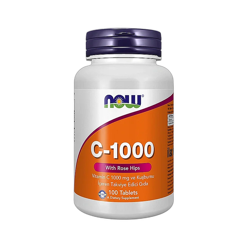 Now C-1000 With Rose Hips 100 Tablet - 1