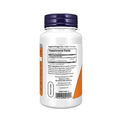 Now L Lysine 100 Tablet - 3