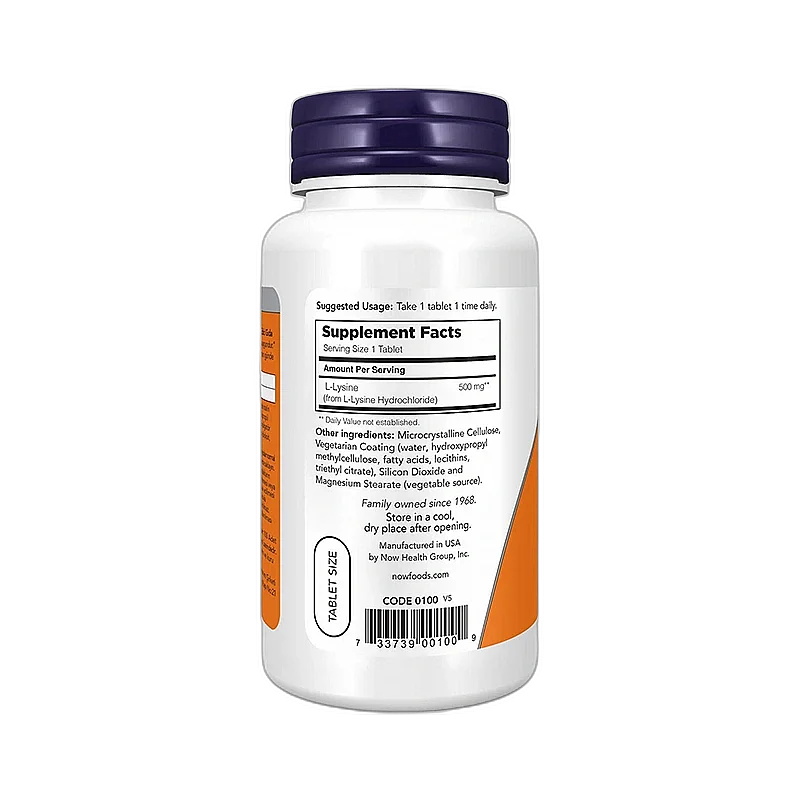Now L Lysine 100 Tablet - 3