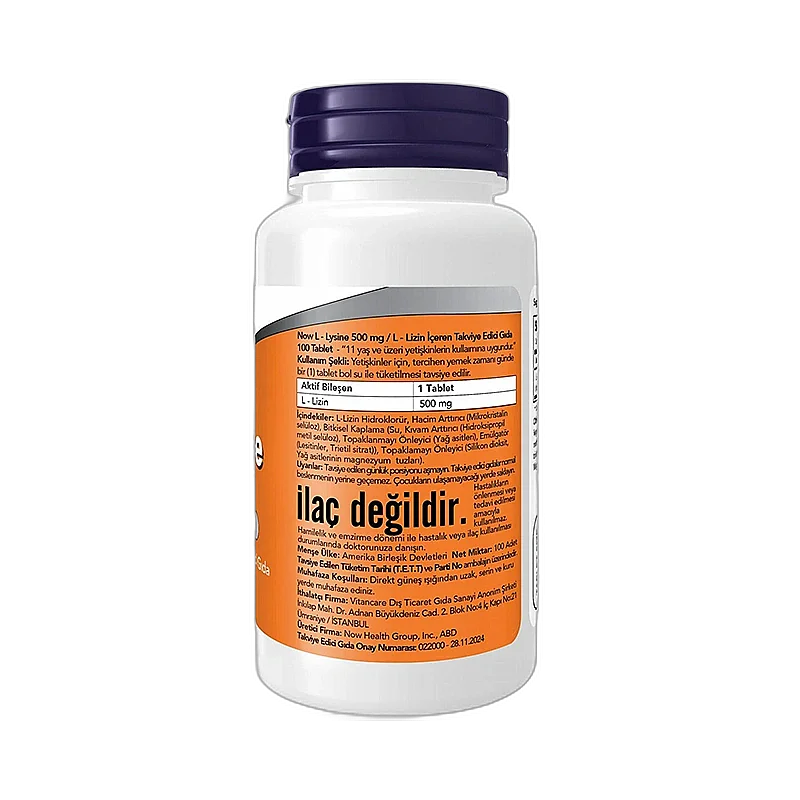 Now L Lysine 100 Tablet - 2