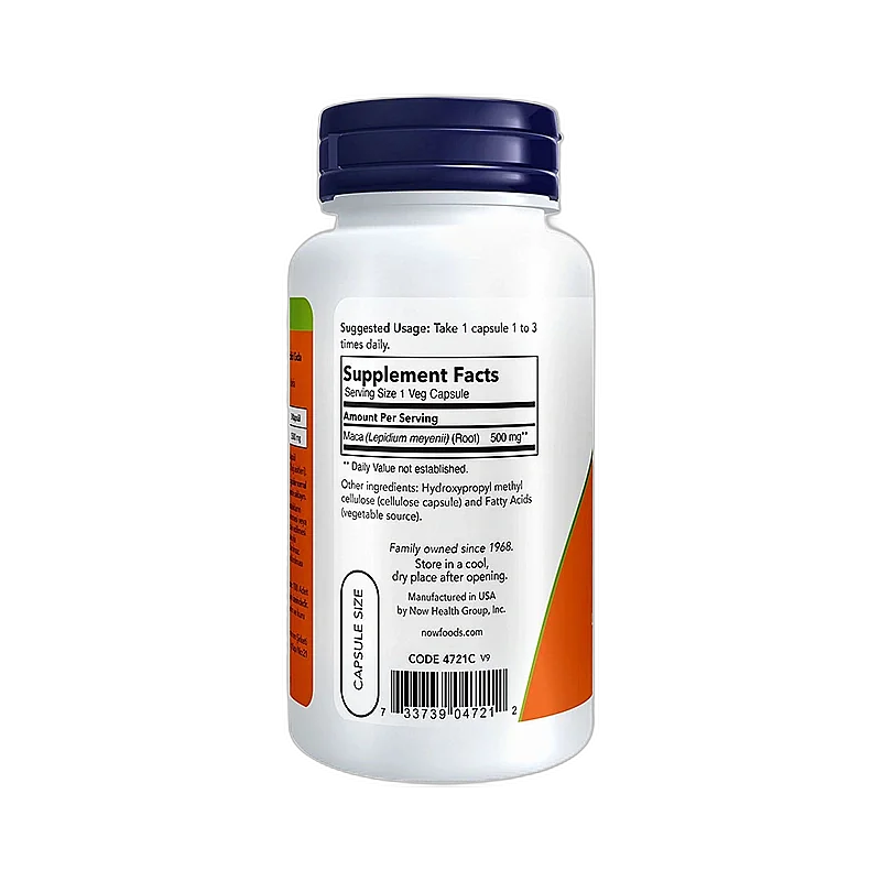 Now Maca Lepidium Meyenii Root 100 Kapsül - 3