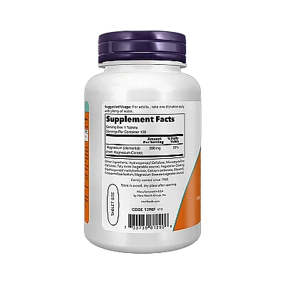 Now Magnesium Citrate 100 Tablet - 2