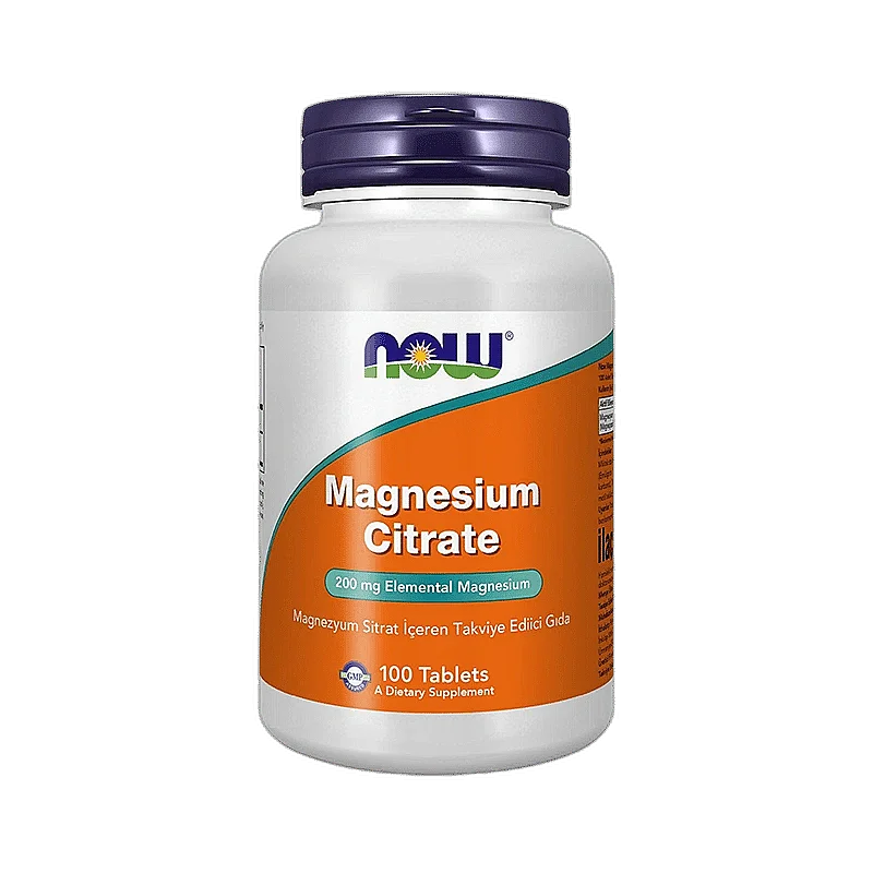 Now Magnesium Citrate 100 Tablet - 1