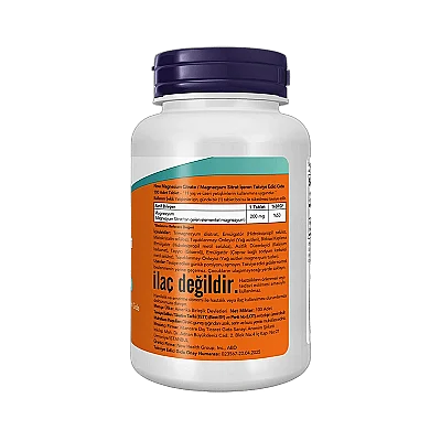 Now Magnesium Citrate 100 Tablet - 3