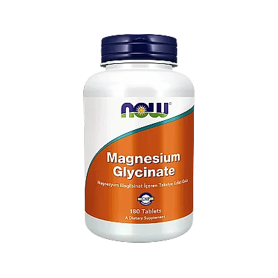Now Magnesium Glycinate 180 Tablet - Now