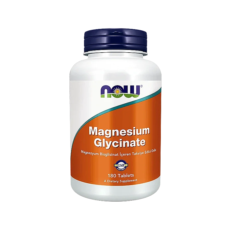 Now Magnesium Glycinate 180 Tablet - 1