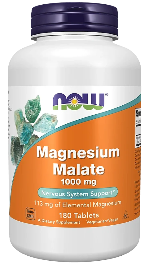 Now Magnesium Malate 180 Tablet - 1