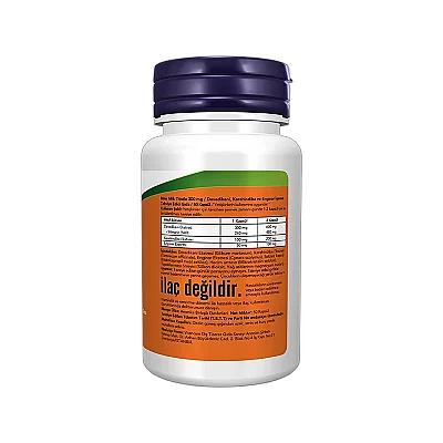 Now Milk Thistle Extract 300 mg Silymarin (240 mg) With Artichoke Dandelion 50 Kapsül - 2