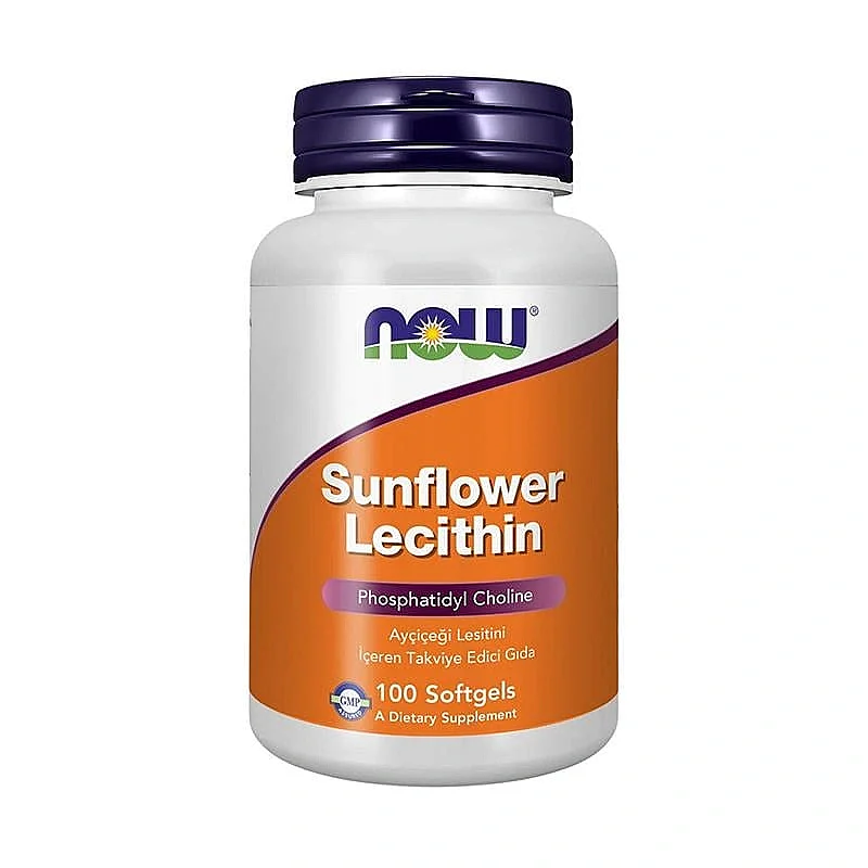 Now Sunflower Lecithin Ayçiçeği Lesitini İçeren Takviye Edici Gıda 100 Kapsül - 1