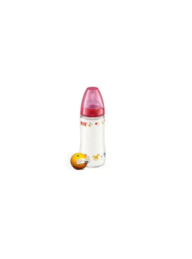 NUK FIRST CHOICE Silikon Emzikli Cam Biberon -240 ml- - 1