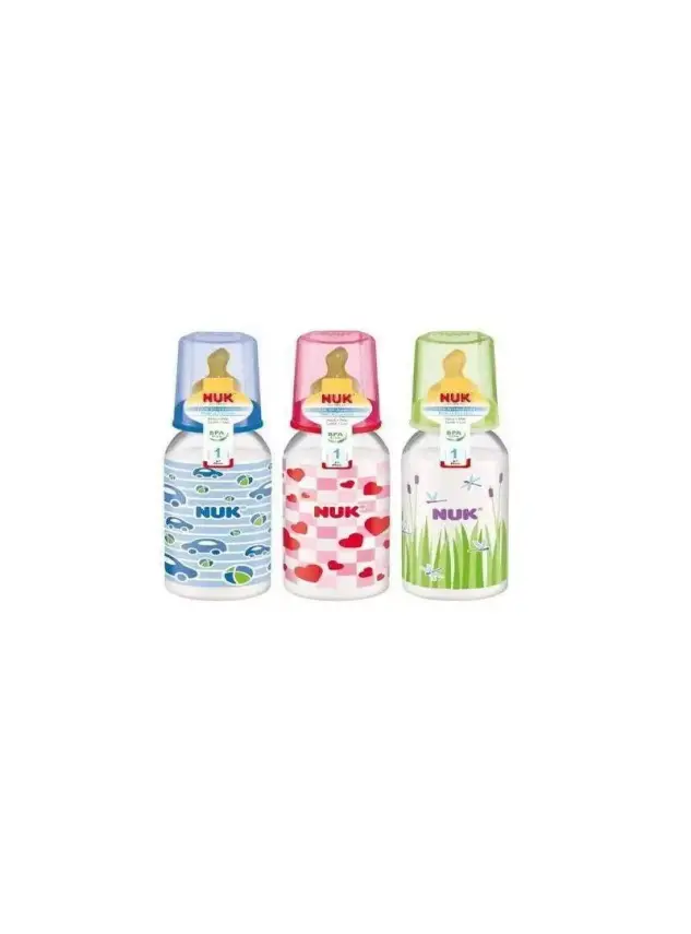 NUK Standart Kauçuk Emzikli PP Biberon -110 ml- - 1