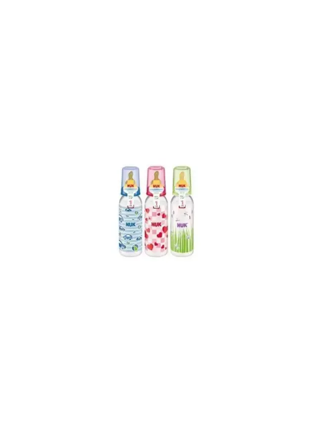 NUK Standart Kauçuk Emzikli PP Biberon 240 ml - 1