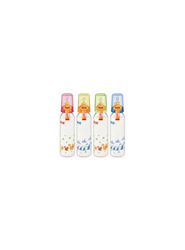 NUK Standart Silikon Emzikli Cam Biberon -250 ml- - 1