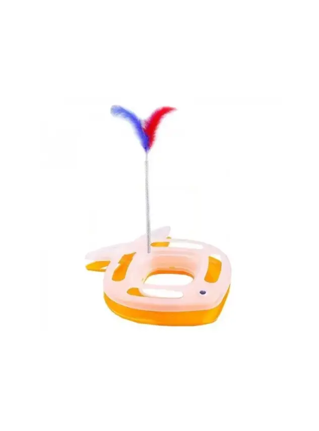 Nunbell Balık Desenli Kedi Oyun Çemberi - 1