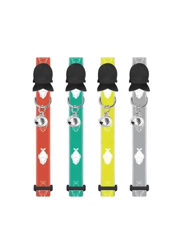 Nunbell Kedi Boyun Tasması Balık Desenli - 1