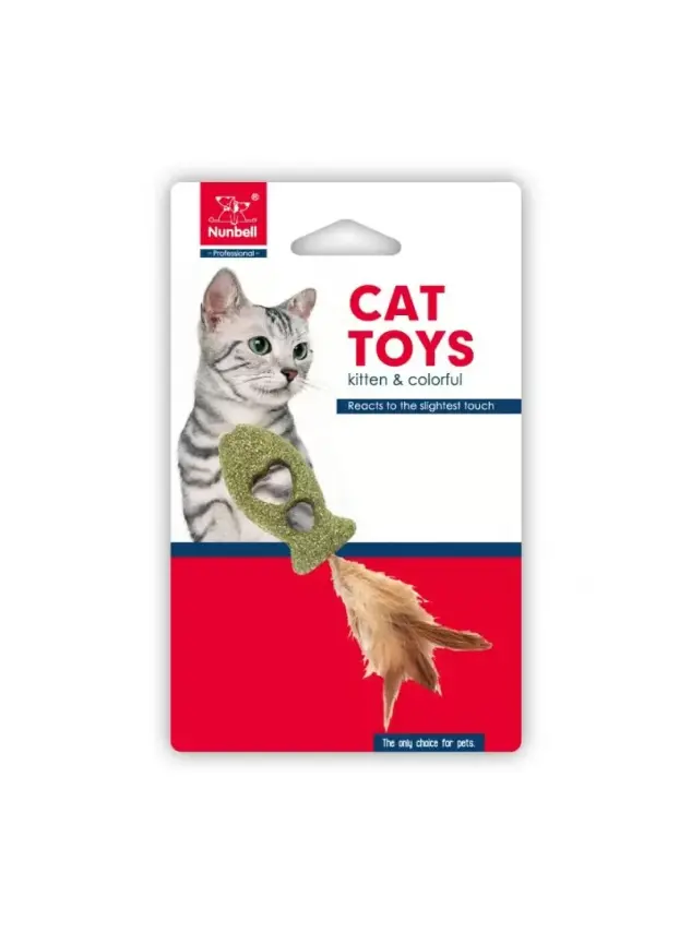 Nunbell Kedi Oyuncagi Catnip Balik - 1