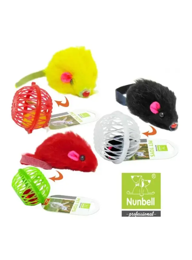 Nunbell Kedi Oyuncak Fareli Kafes - 1