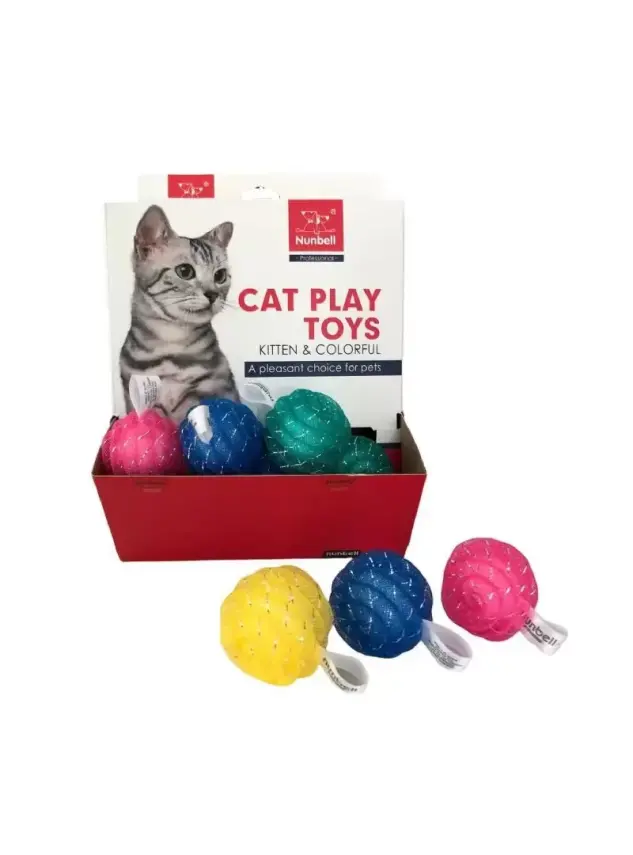 Nunbell Kedi Oyun.Hişirtili Top 36'Li - 1